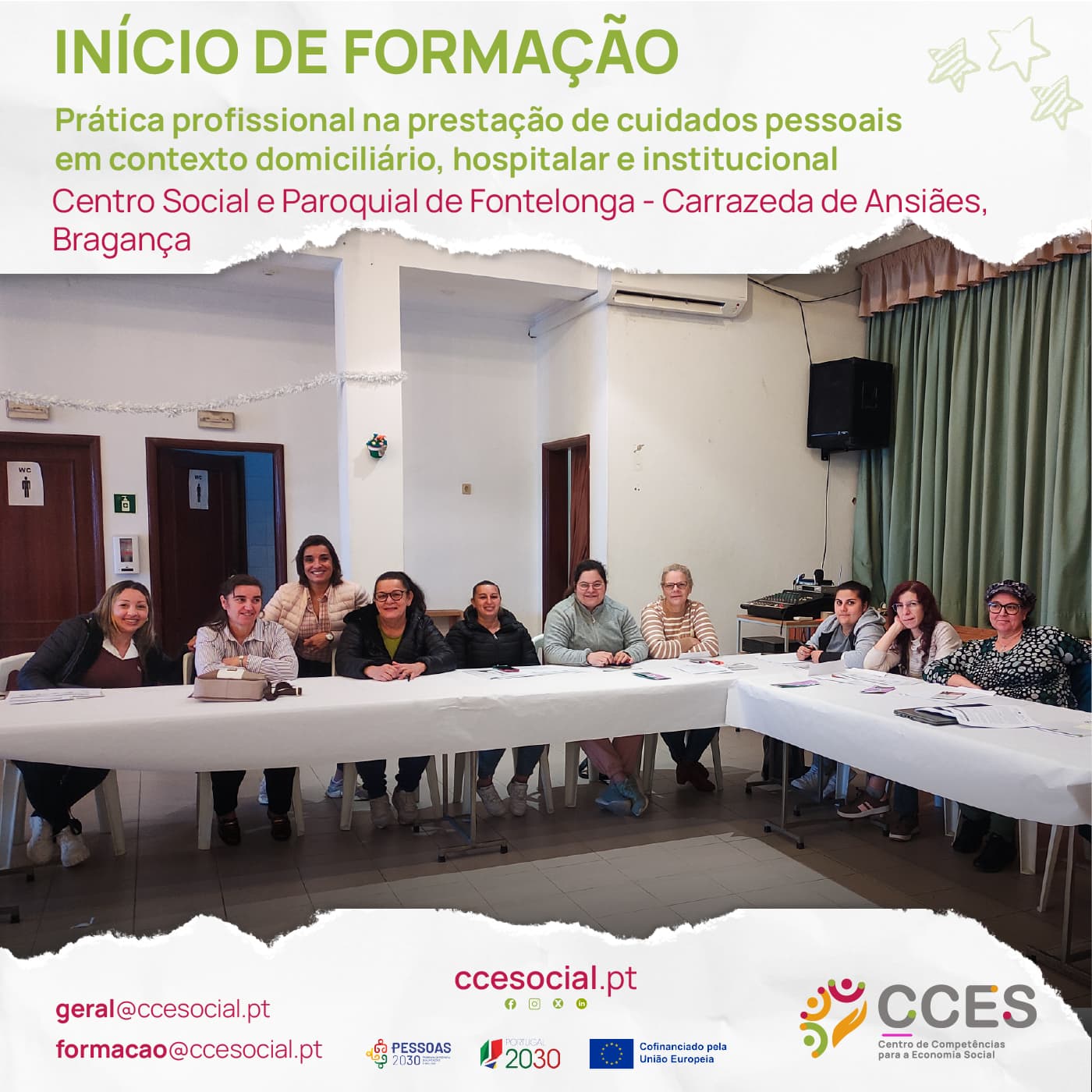 INÍCIO DE FORMAÇÃO