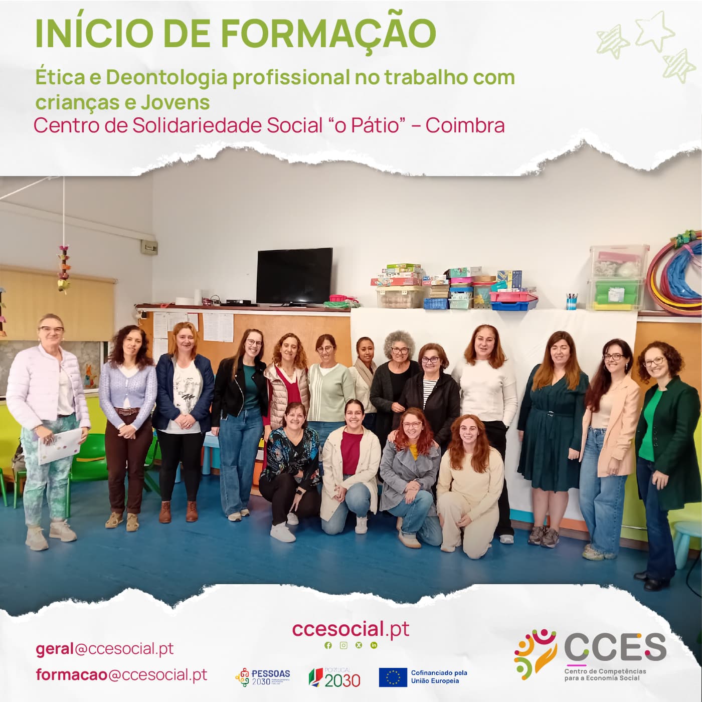 INÍCIO DE FORMAÇÃO