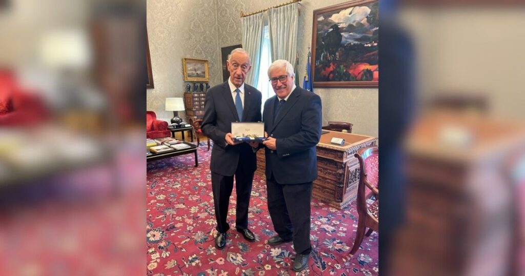 Dr. Manuel Lemos da UMP distinguido pelo Presidente da República no Palácio de Belém