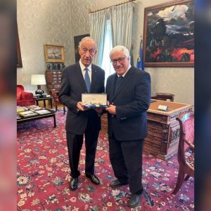 Dr. Manuel Lemos da UMP distinguido pelo Presidente da República no Palácio de Belém